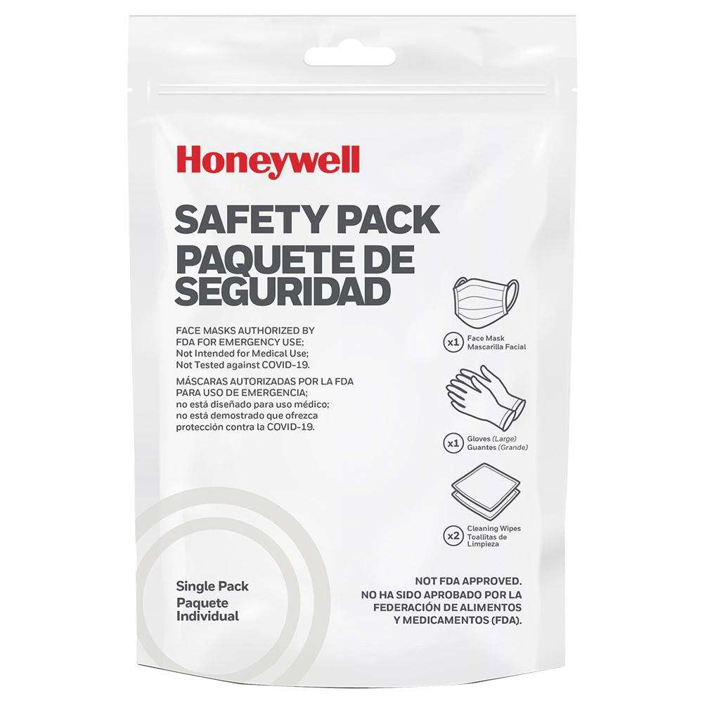 Safety Protection Honeywell Safety Products Ready Series Honeywell Safety Single Pack - Face Mask Gloves & Cleansing Wipes • Model: Ready Series